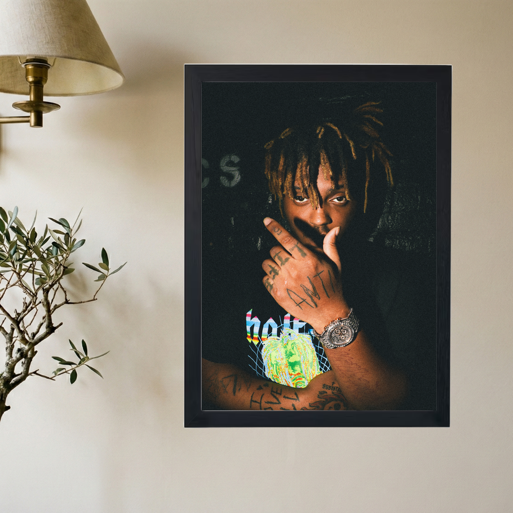 Juice Wrld 'Anti Social Moves' Poster - Mockup 2