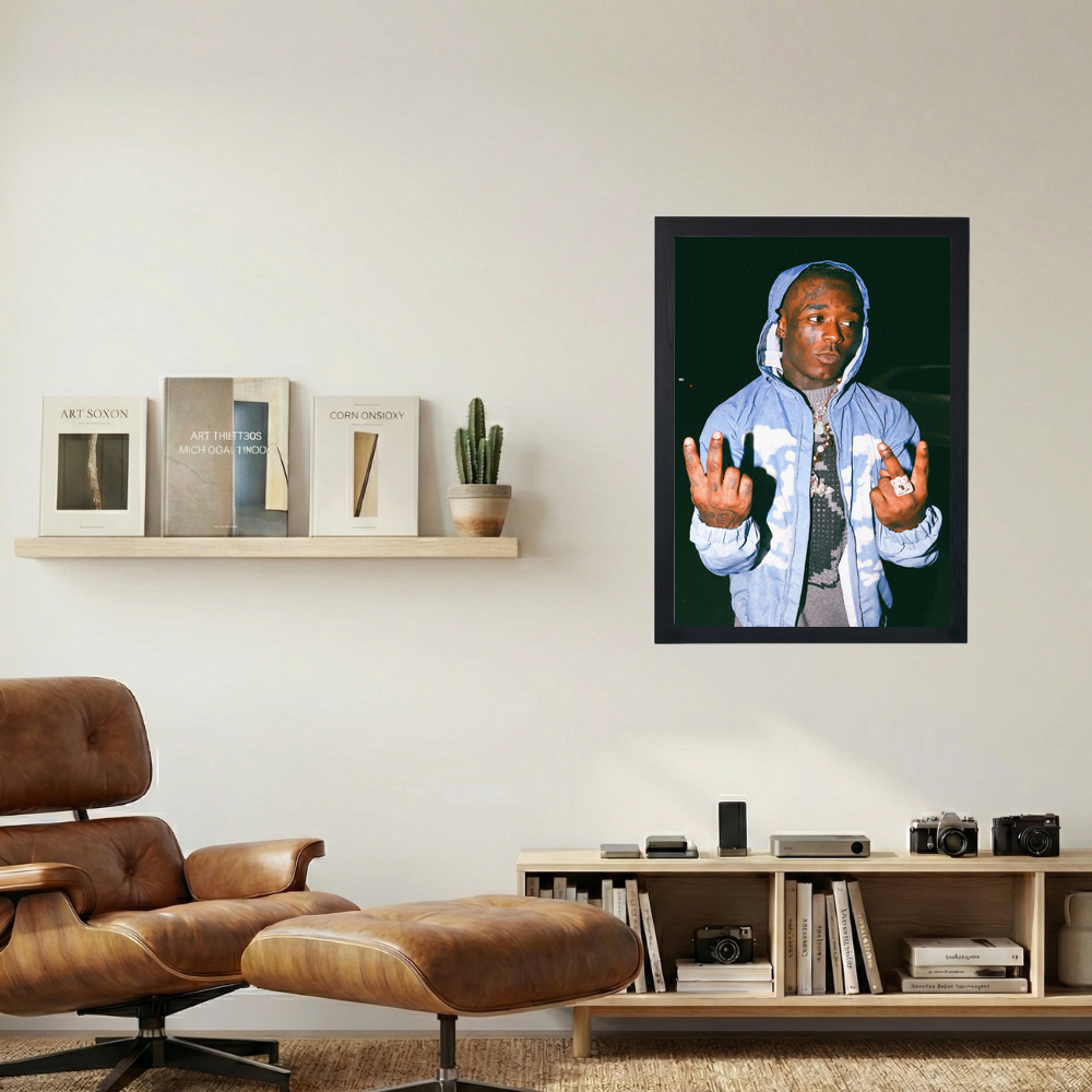 Lil Uzi Vert 'Blue Notes' Poster - Mockup 1