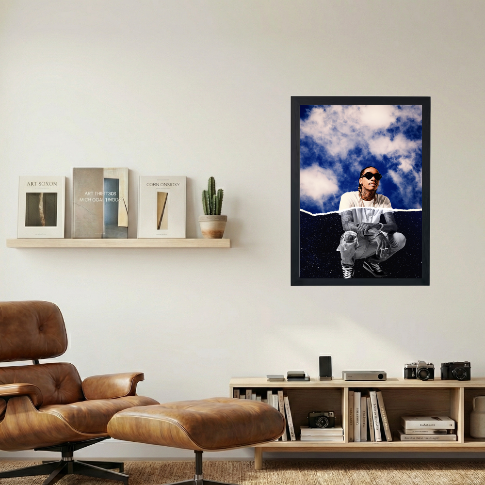 Wiz Khalifa 'By Night & Day' Poster - Mockup 1