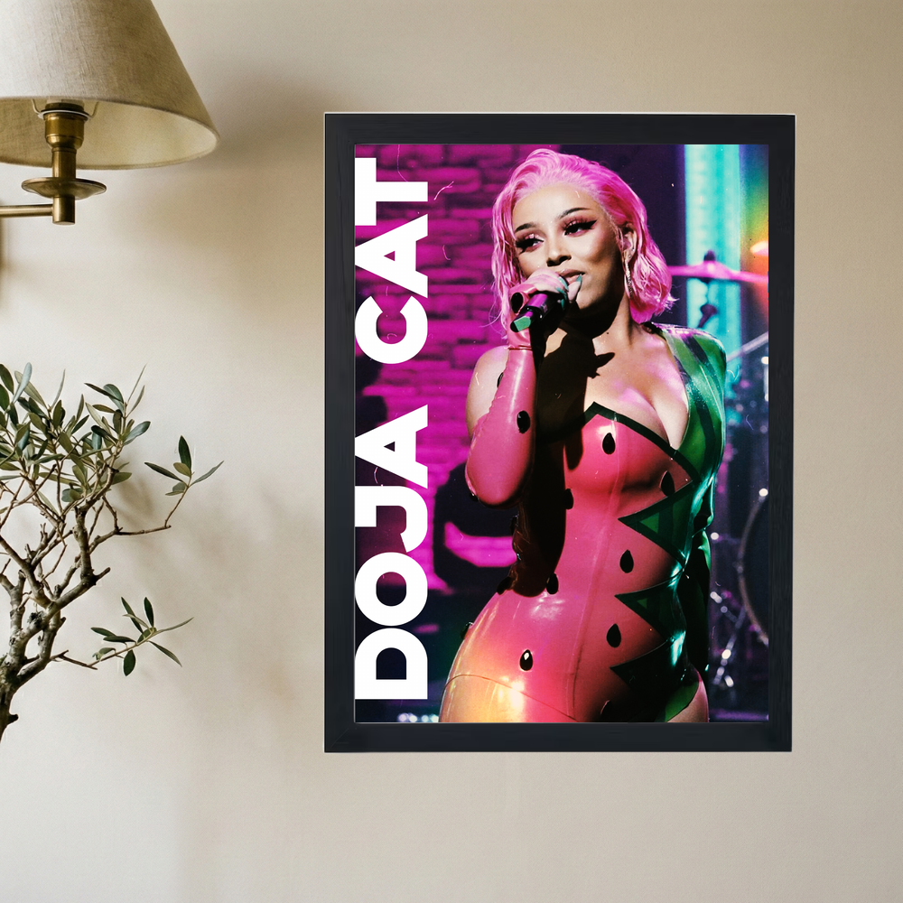 Doja Cat 'Watermelon' Poster - Mockup 2