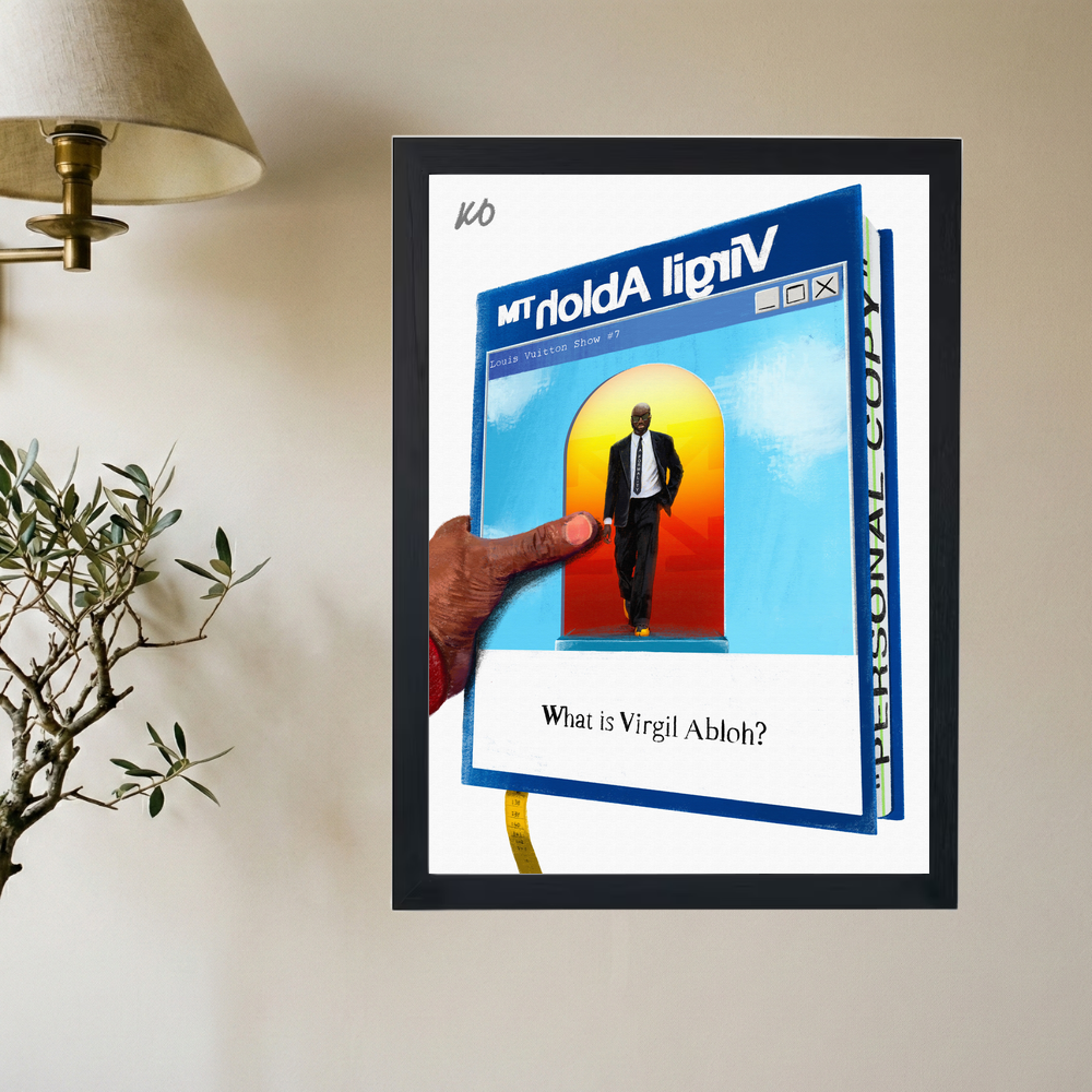 Virgil Abloh 'Personal Copy' Poster - Mockup 2