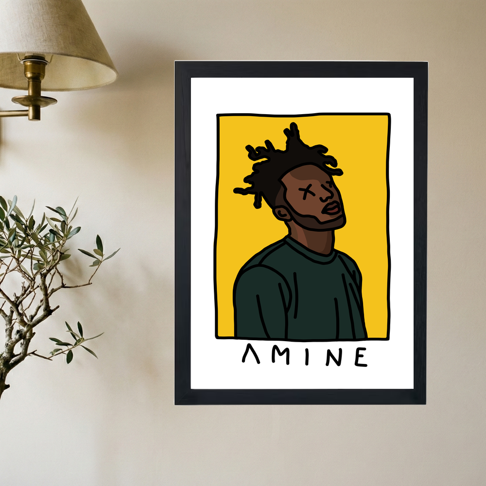 Amine 'Good For You' Poster - Mockup 2