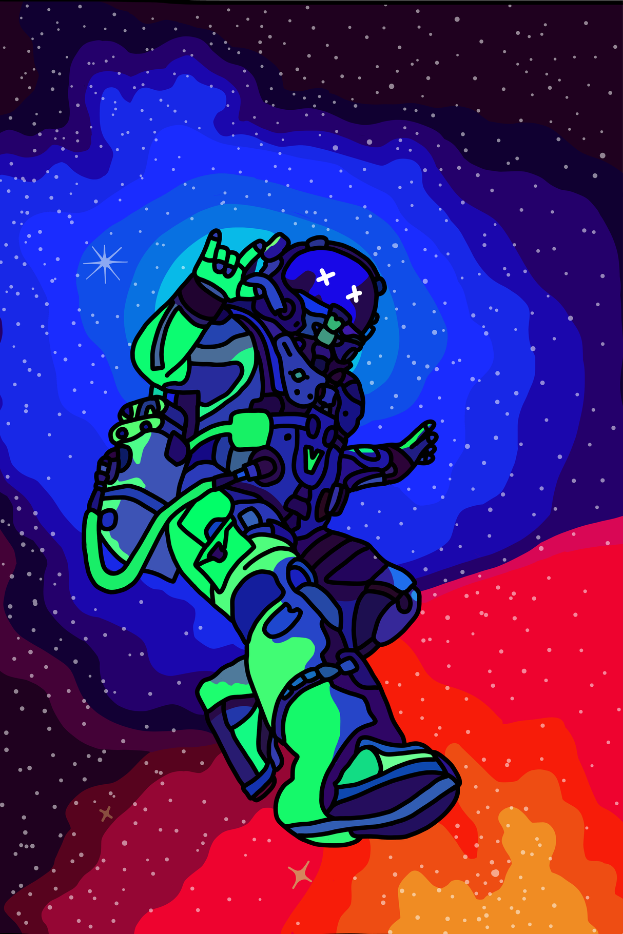 Lil Uzi Vert 'Never Been to Pluto' Poster