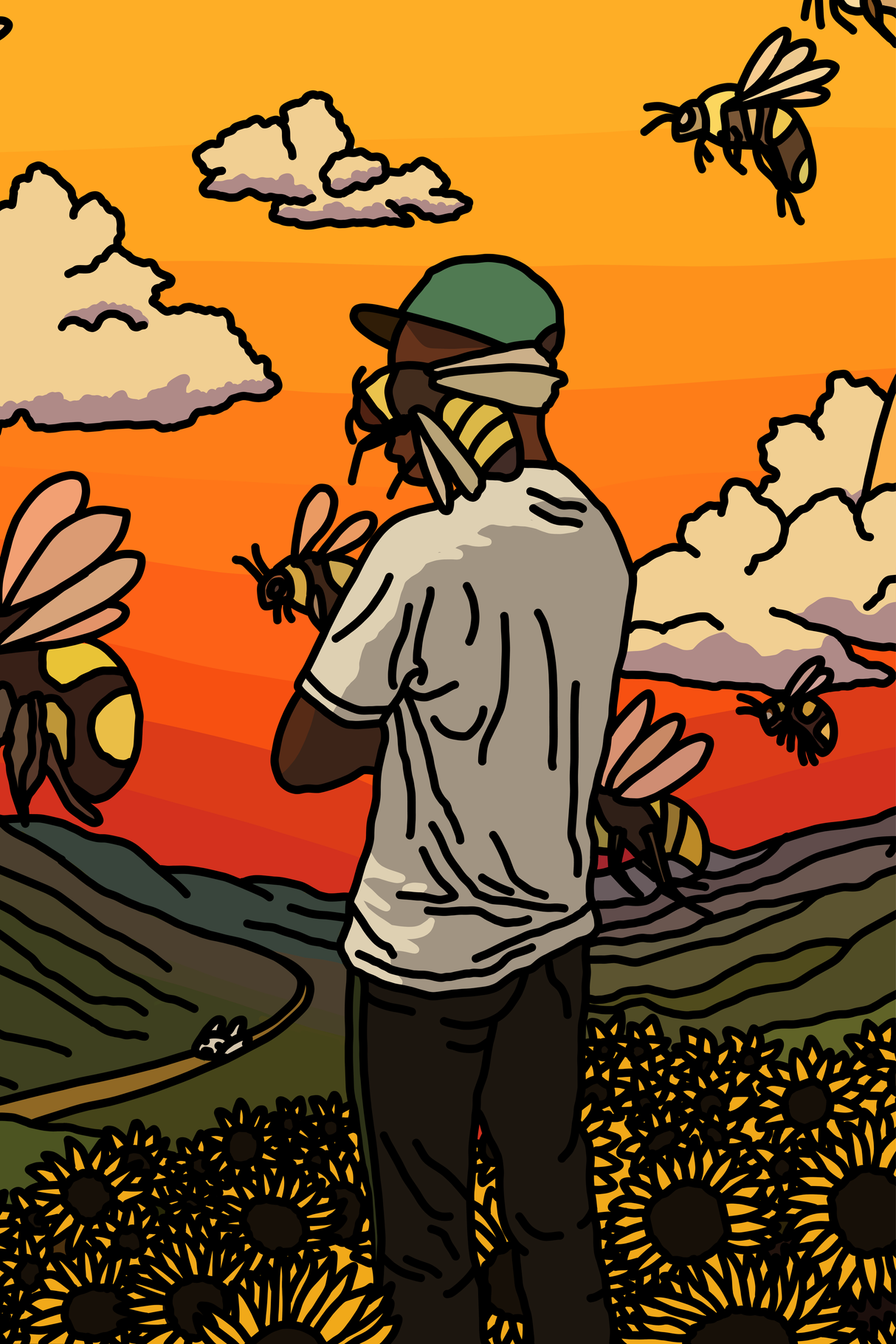 Tyler The Creator 'Flower Boy Portrait' Poster