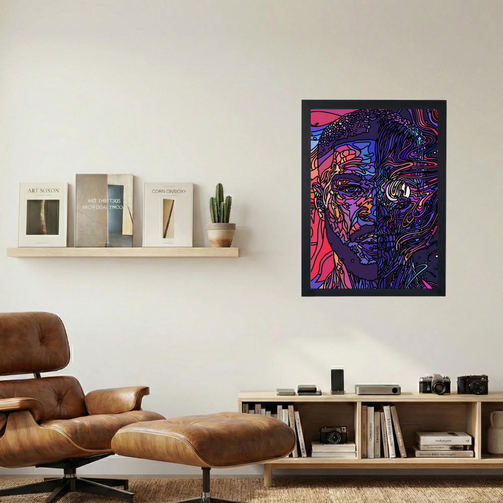 Kid Cudi 'MOTM Escape' Poster - Mockup 1