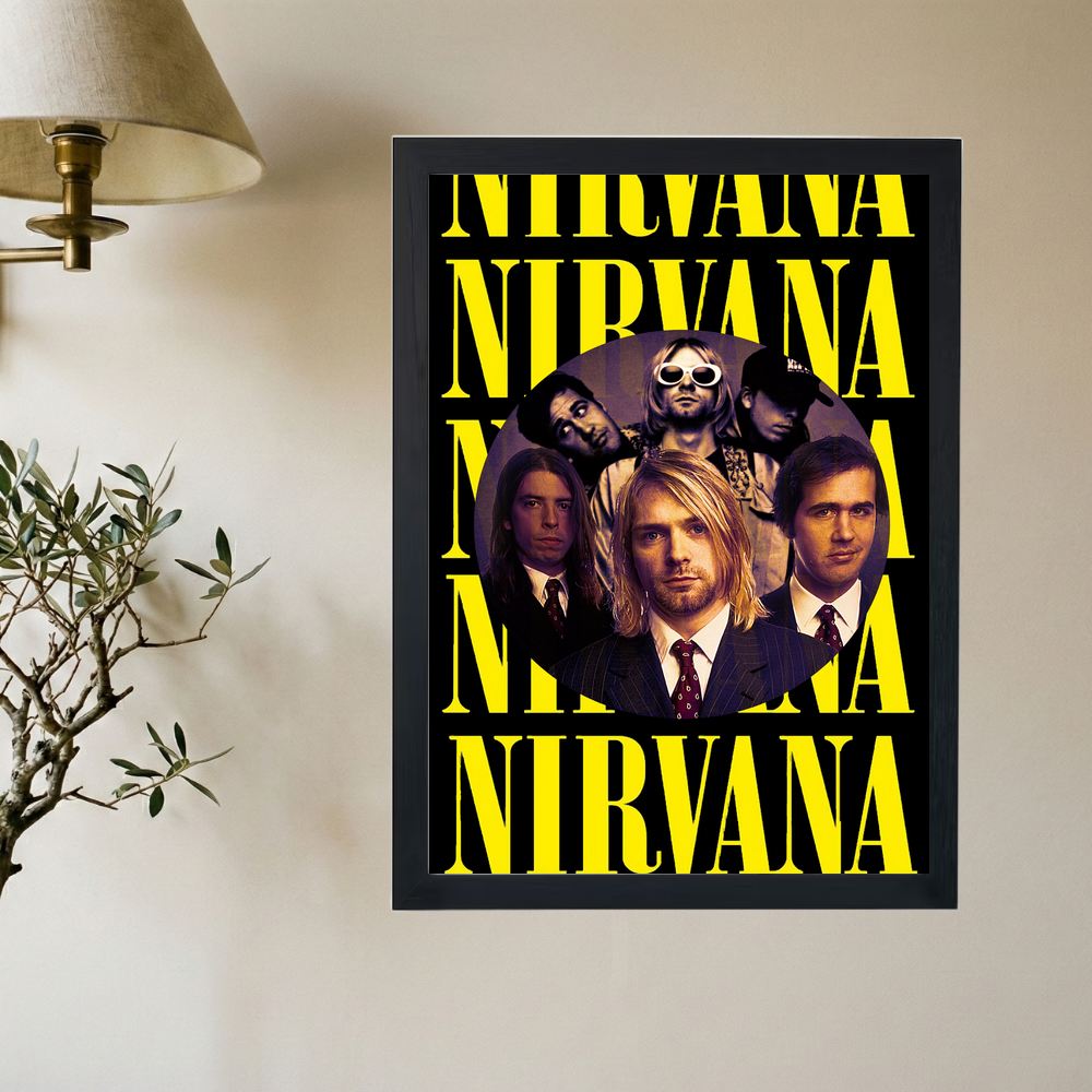 Nirvana 'Squad' Poster - Mockup 2