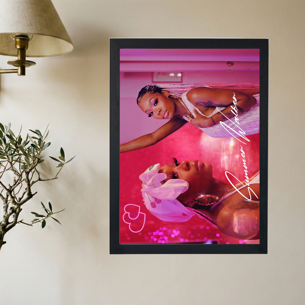 Summer Walker 'Over It' Poster - Mockup 2