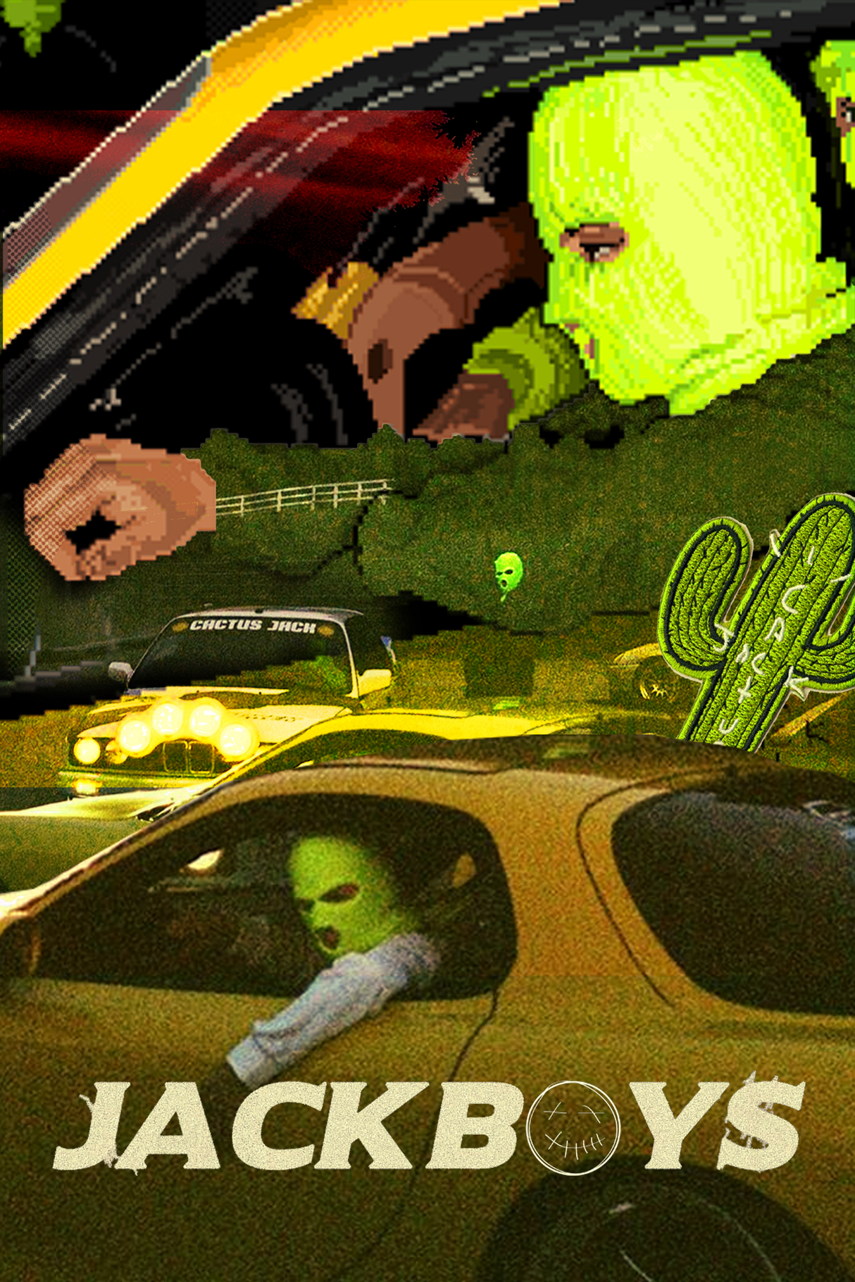 Cactus Jack 'Pixelated' Poster