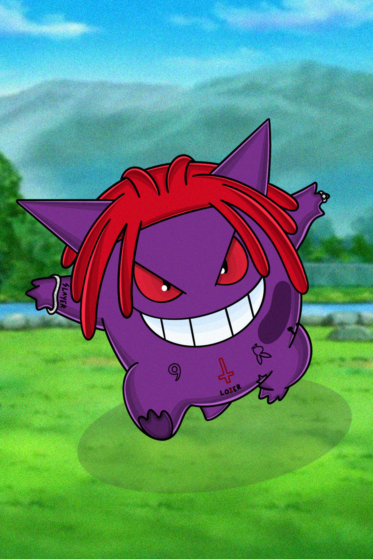 Playboi Carti x Pokmon 'Vamp Gengar' Poster