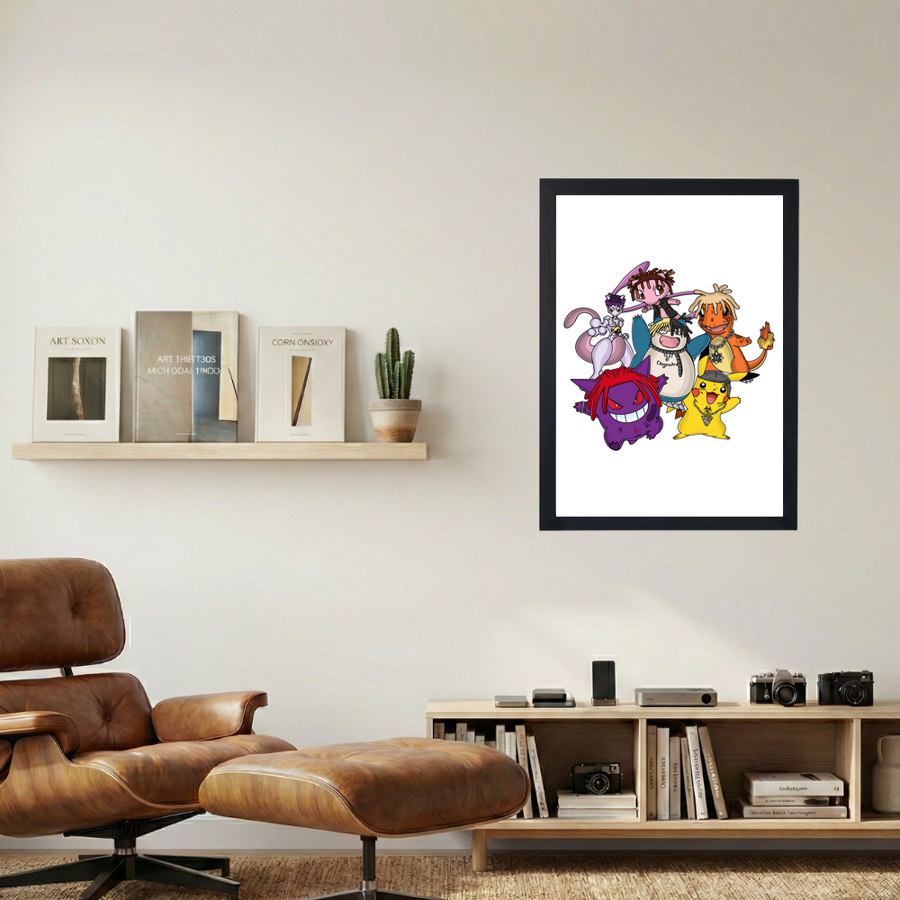 Pokmon Rappers Poster V2 - Mockup 1