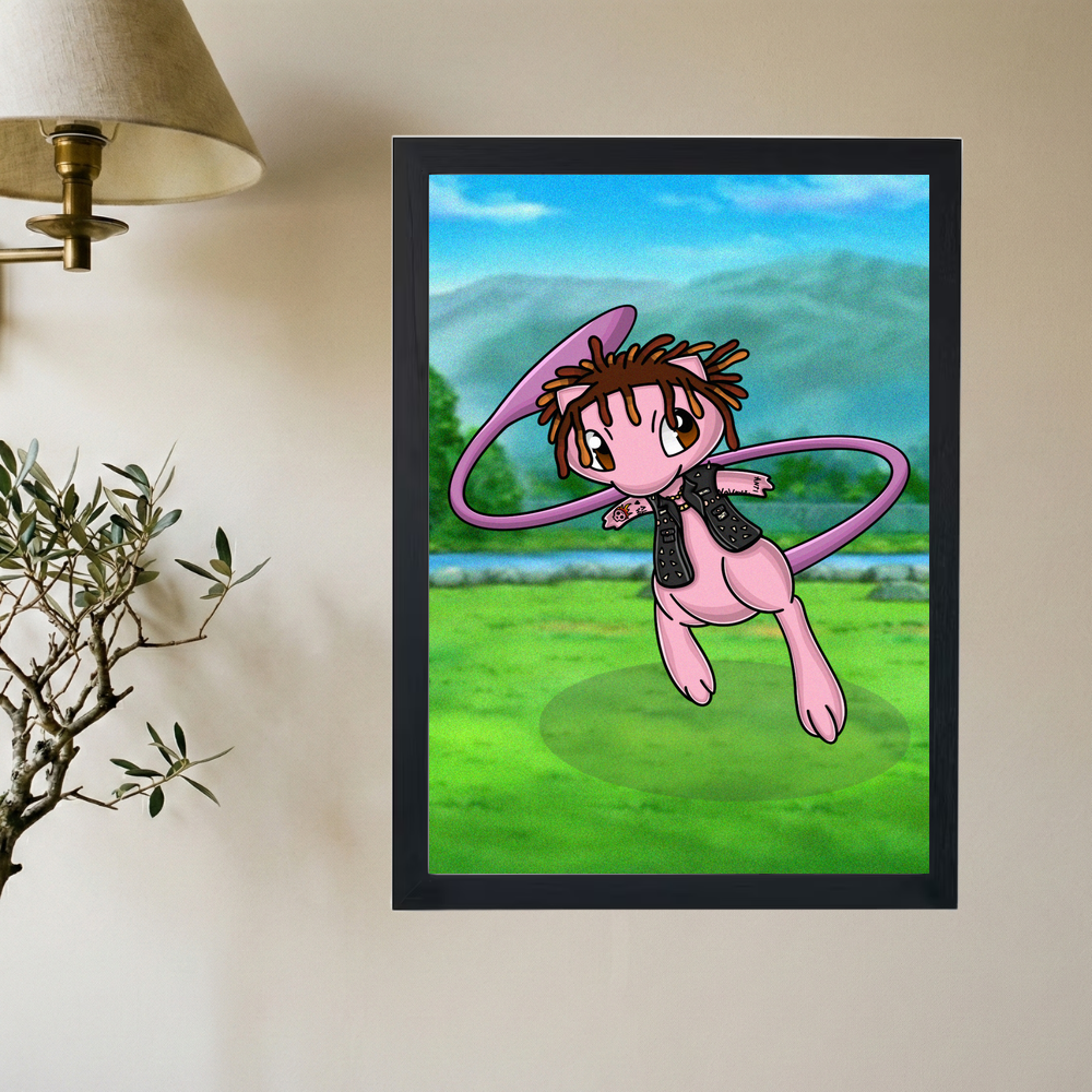 Juice WRLD x Pokmon 'Mew' Poster - Mockup 2