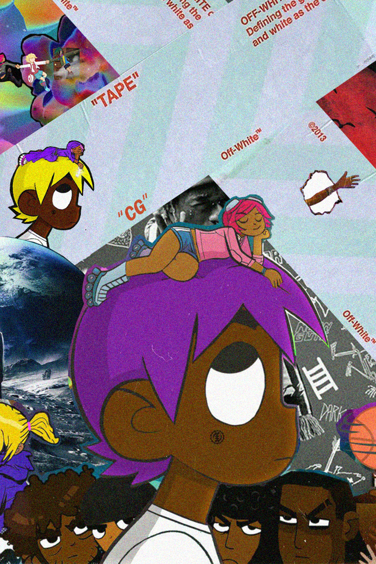 Lil Uzi Vert 'No Misses Collaged' Poster