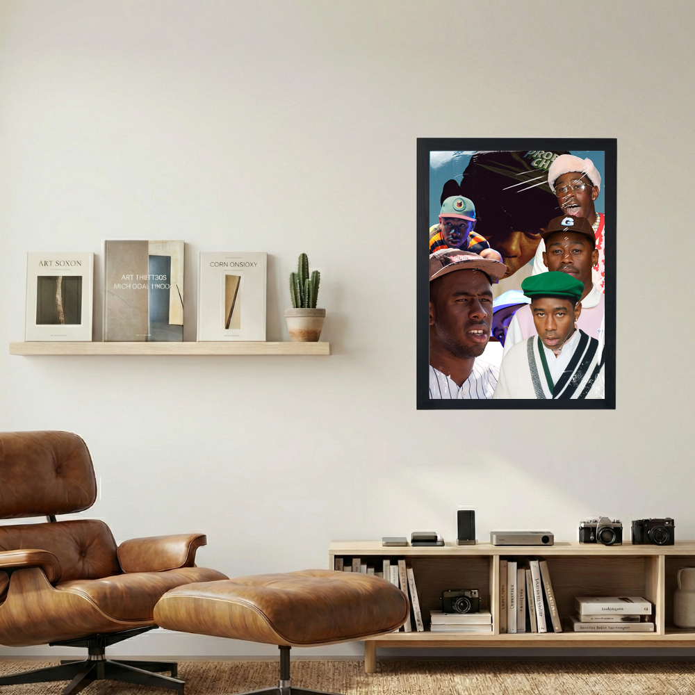 Tyler, The Creator 'Fleur' Collage Poster - Mockup 1