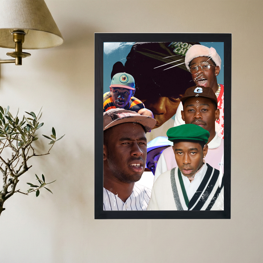 Tyler, The Creator 'Fleur' Collage Poster - Mockup 2