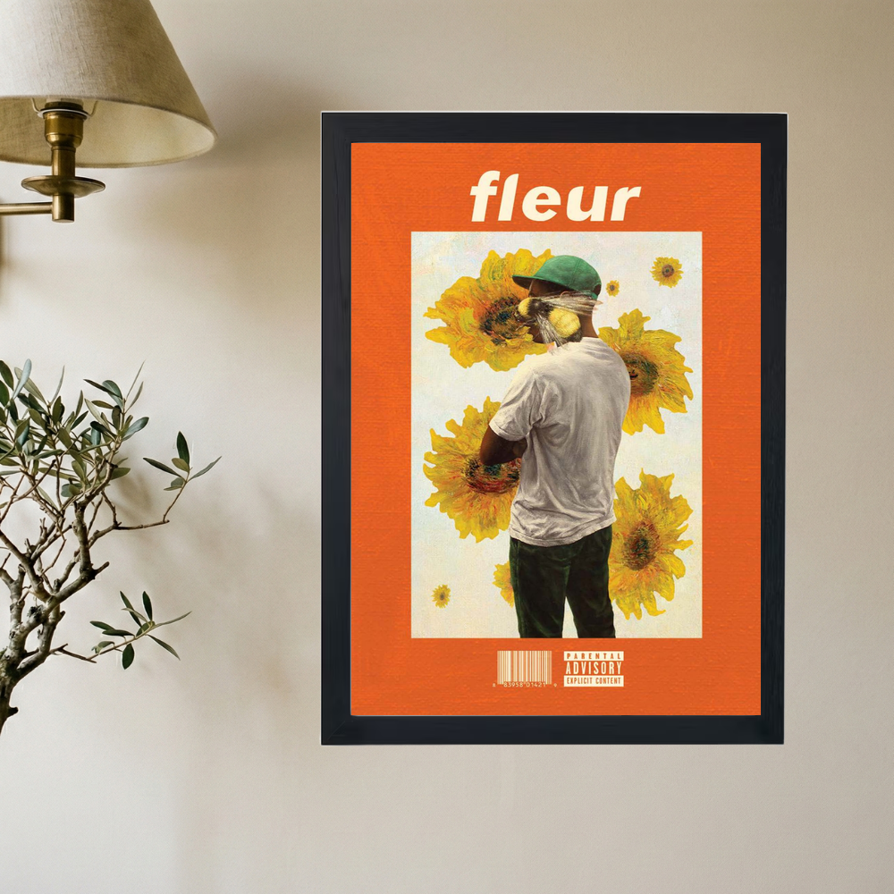 Tyler, The Creator x Frank Ocean 'Blond Fleur' Poster - Mockup 2
