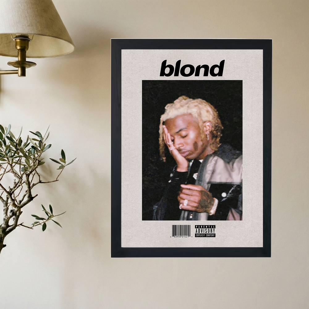 Playboi Carti x Blonde Poster - Mockup 2