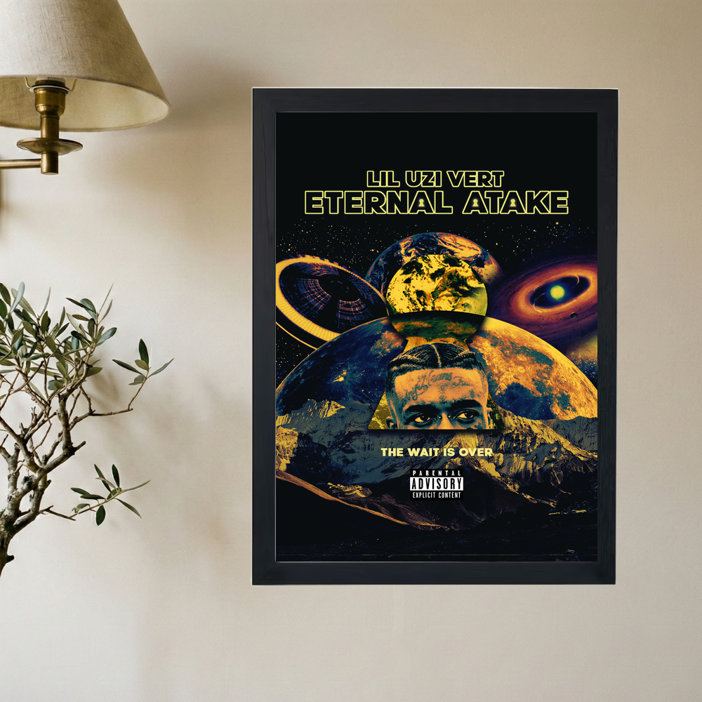 Lil Uzi Vert EA 'Wait is Over' Poster - Mockup 2