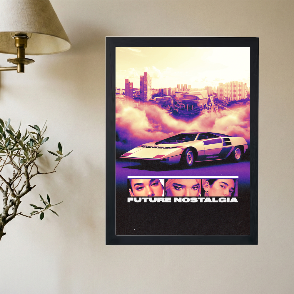 Dua Lipa 'Future Nostalgia' Poster - Mockup 2