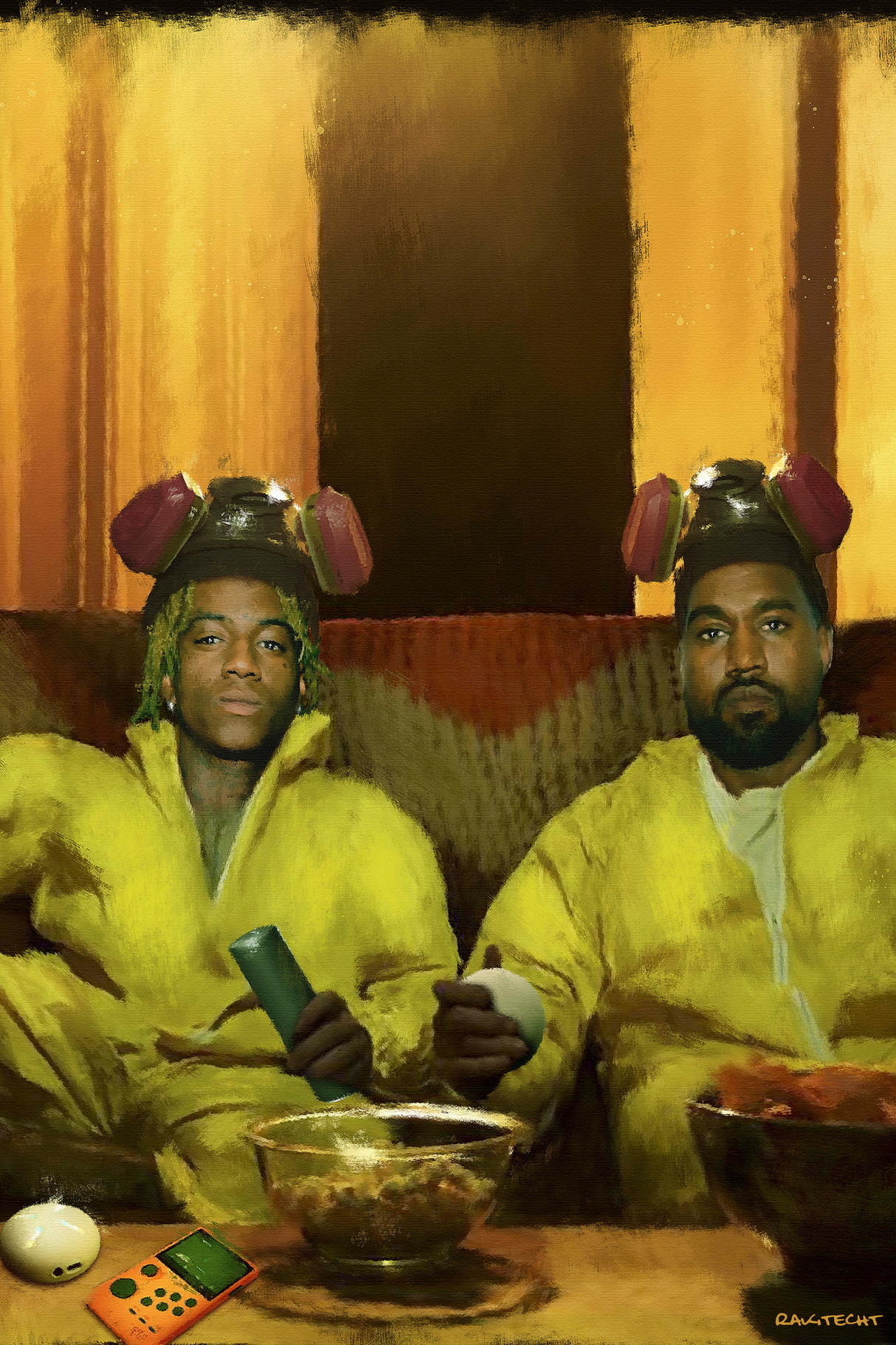 Soulja Boy x Kanye West 'Breaking Bad' Painting Poster