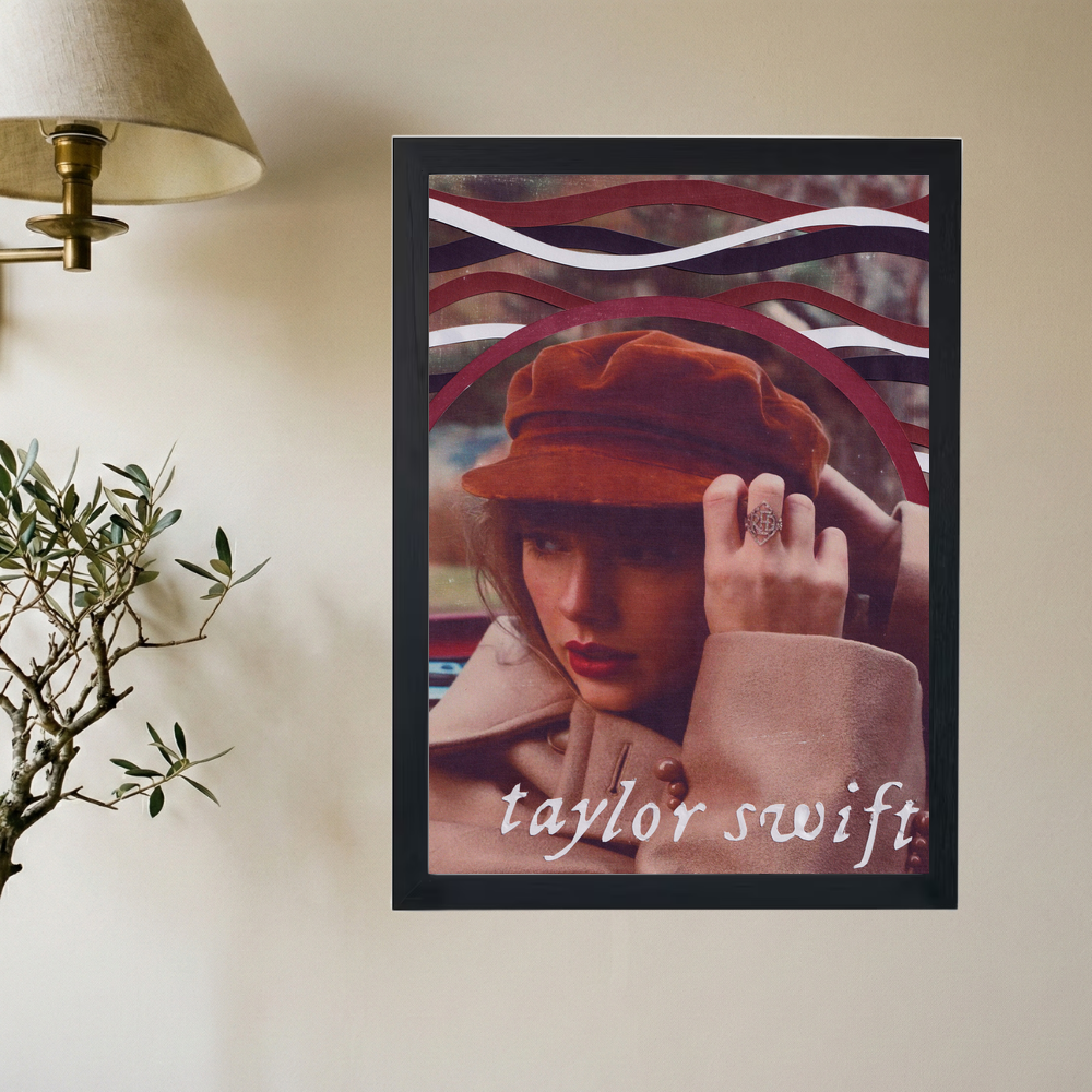 Taylor Swift 'Red Mag' Poster - Mockup 2