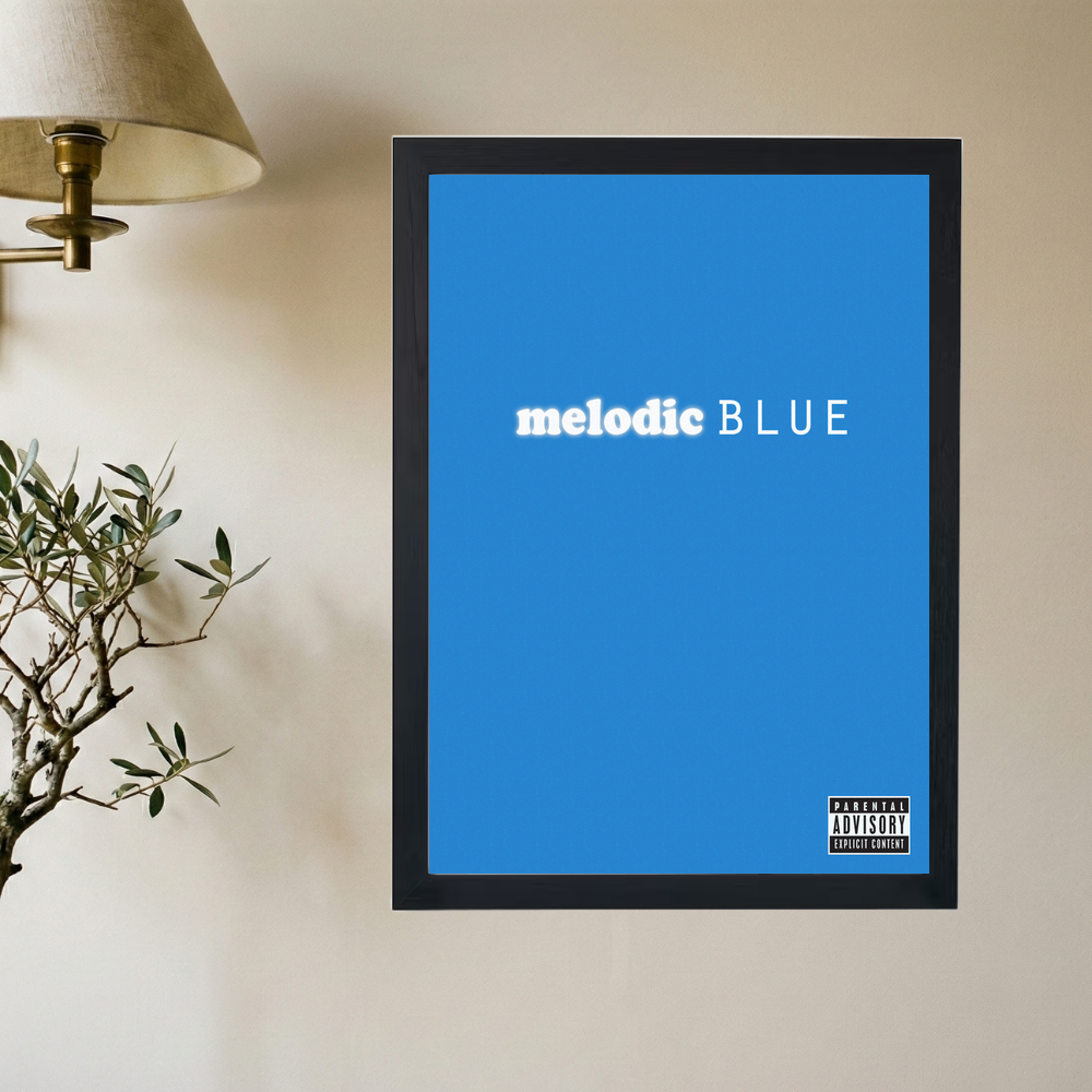 Baby Keem 'Melodic Blue Statement' Poster - Mockup 2