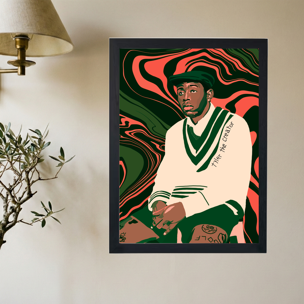 Tyler the Creator 'Candid' Poster - Mockup 2