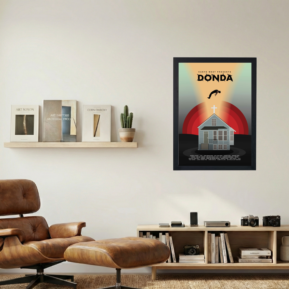 Kanye West 'Donda Promo' Poster - Mockup 1
