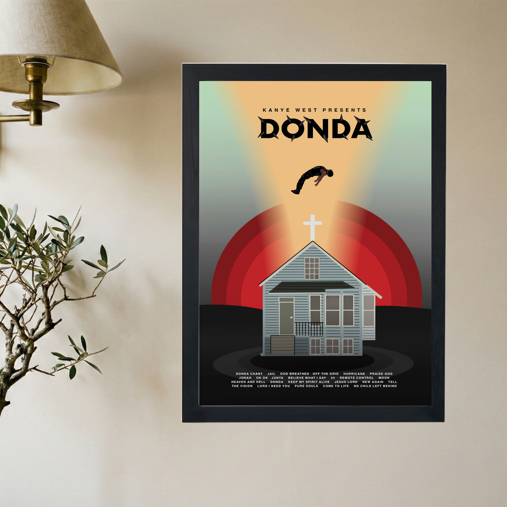 Kanye West 'Donda Promo' Poster - Mockup 2