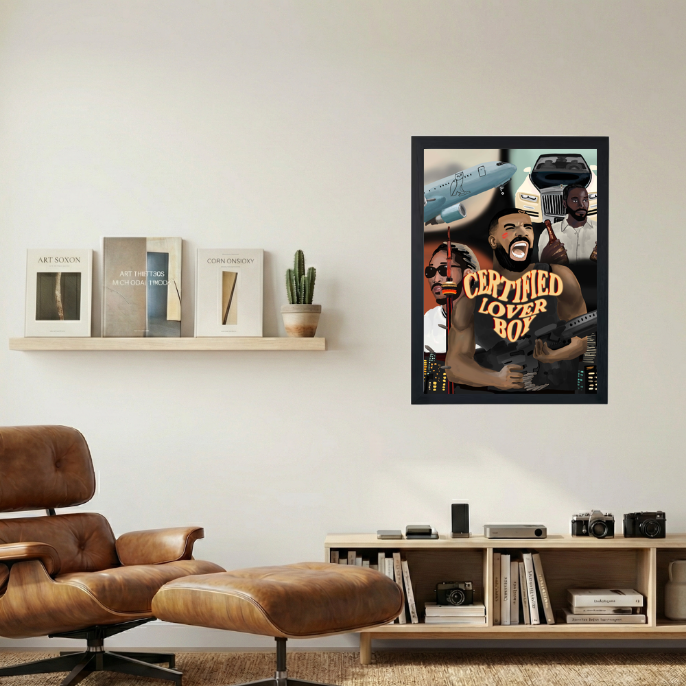 Drake 'CLB on Disc' Poster - Mockup 1