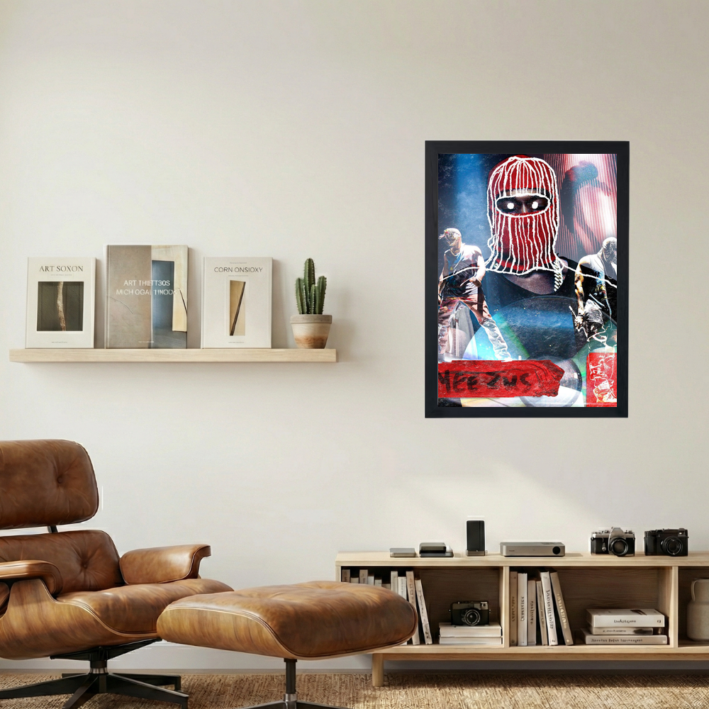 Kanye West 'Yeezus Era' Poster - Mockup 1