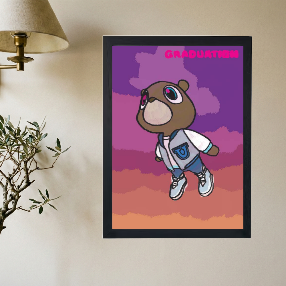 Kanye West 'Graduation Dreaming' Poster - Mockup 2
