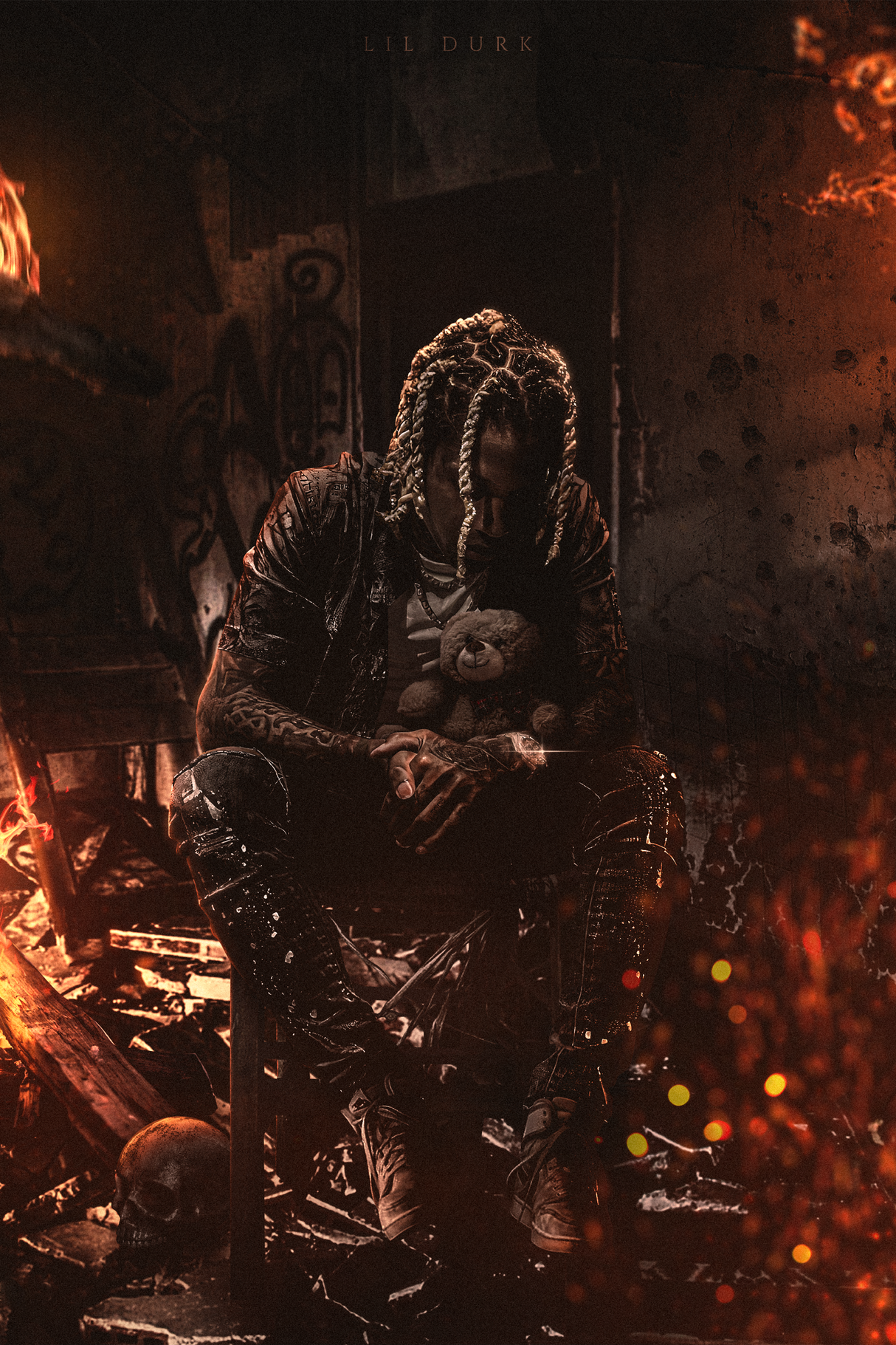 Lil Durk 'Hell Scape' Poster