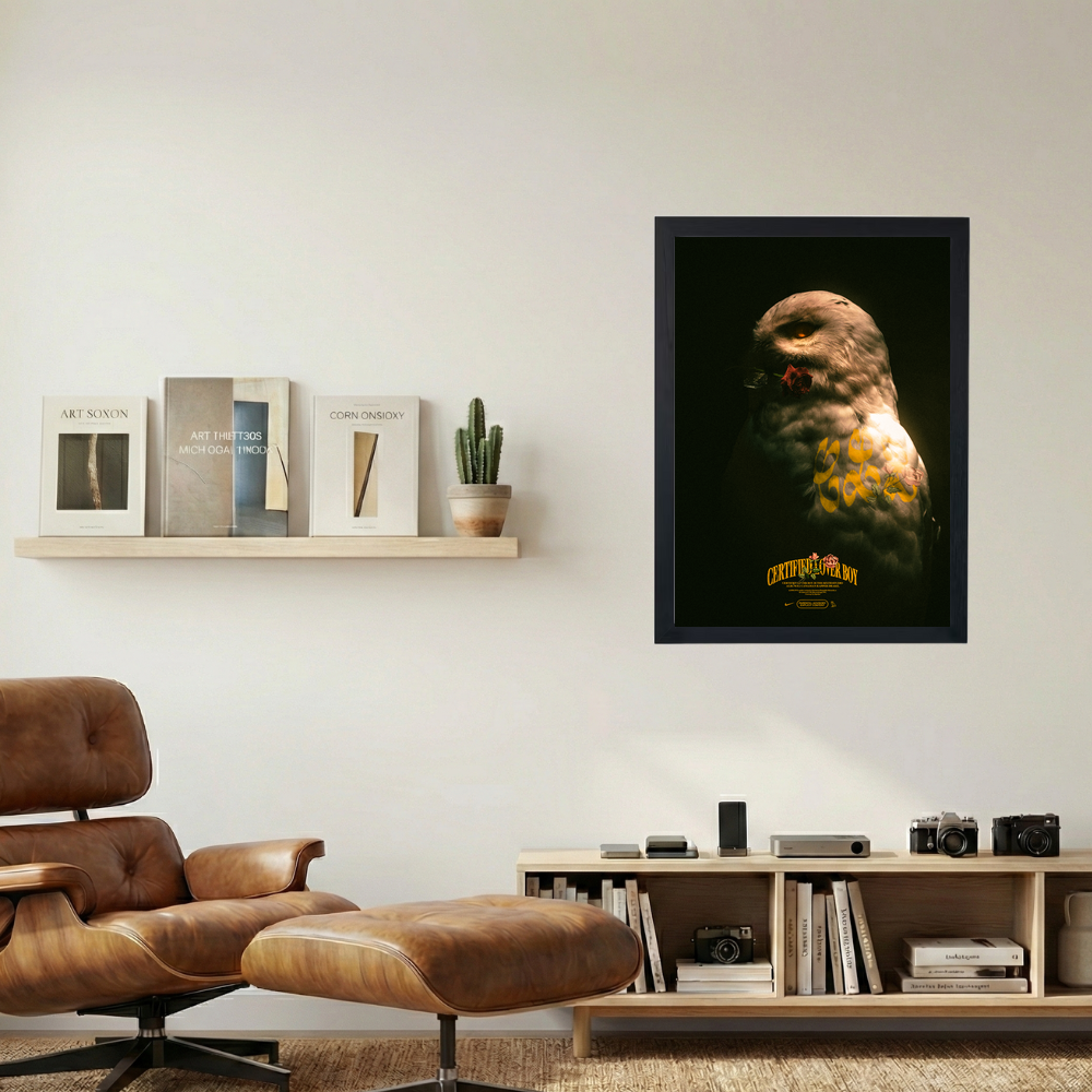 Drake 'CLB Owl' Poster - Mockup 1