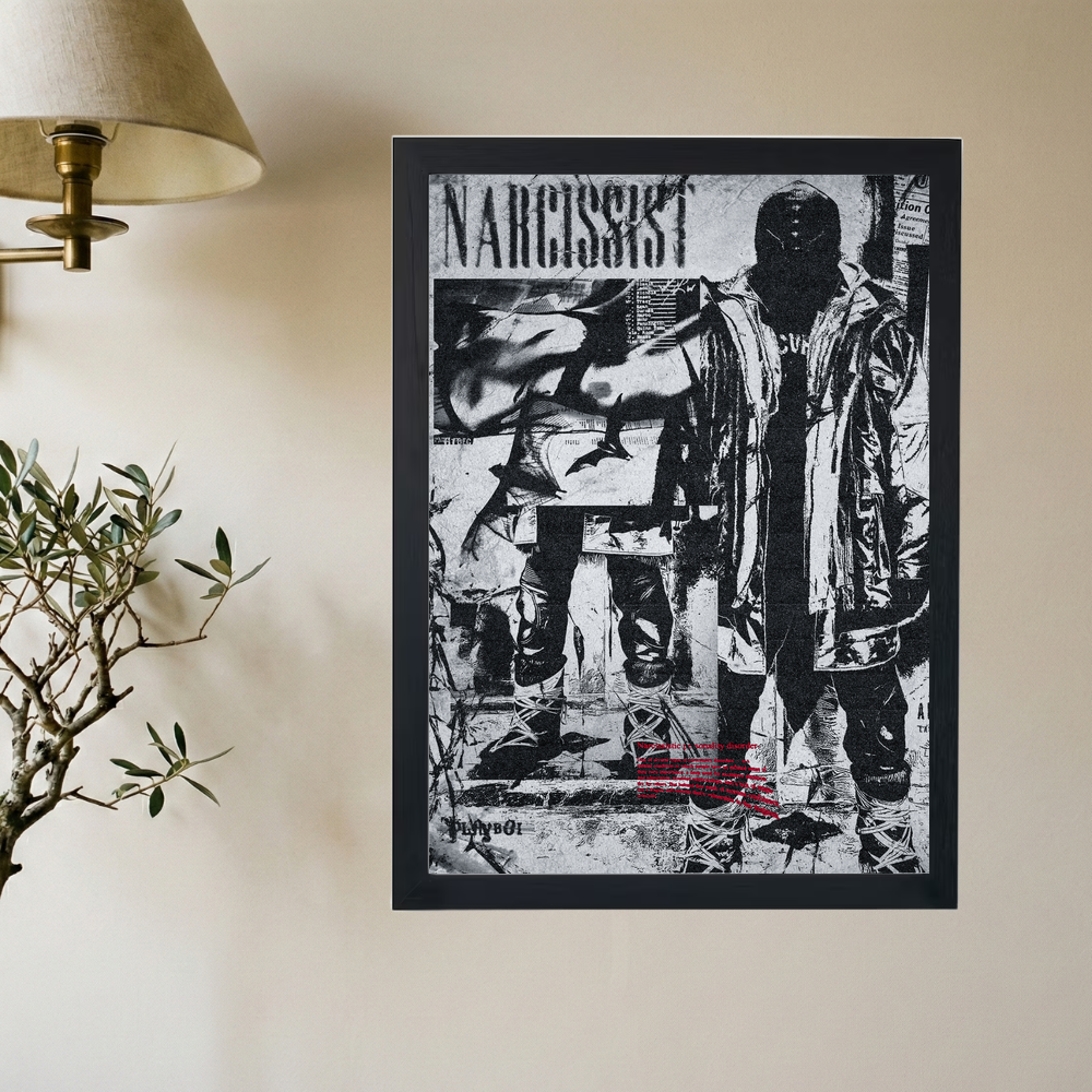 Playboi Carti 'Narcissistic Personality Disorder' Poster - Mockup 2