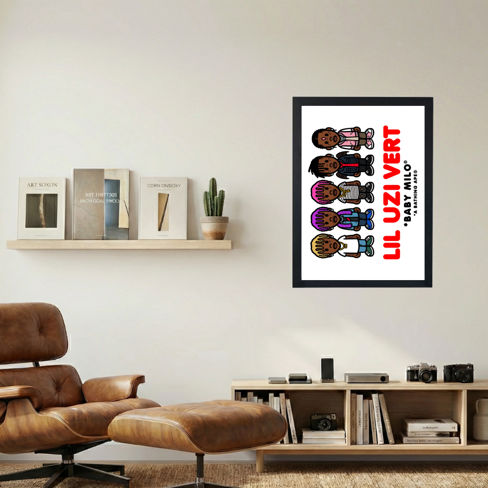 Lil Uzi Vert x Bathing Ape 'Milo' Poster - Mockup 1