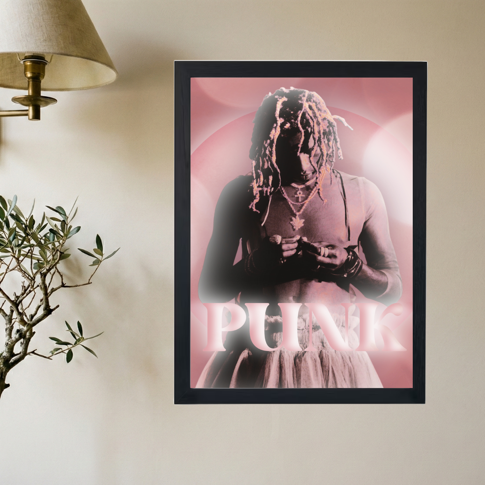 Young Thug 'PUNK Gown' Poster - Mockup 2
