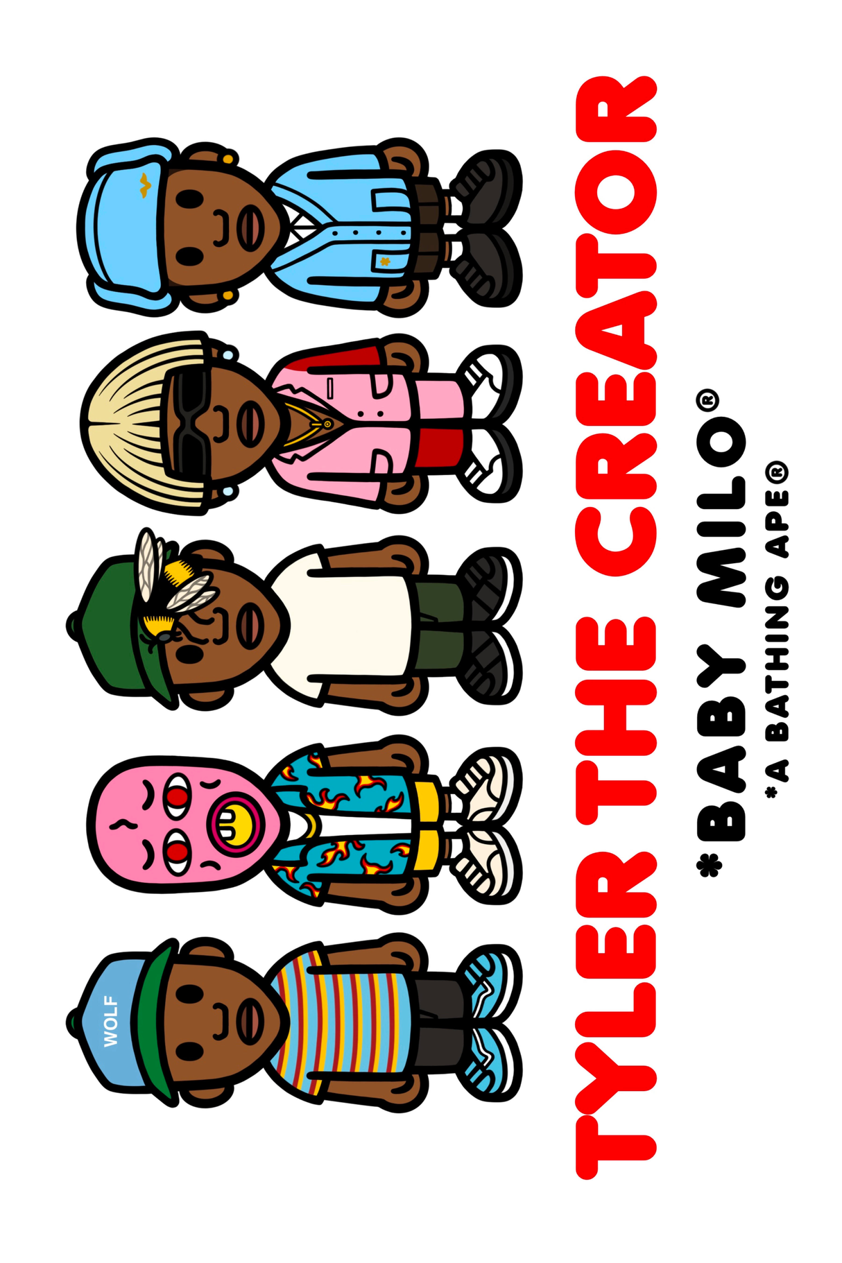 Tyler, The Creator x Bathing Ape 'Milo' Poster