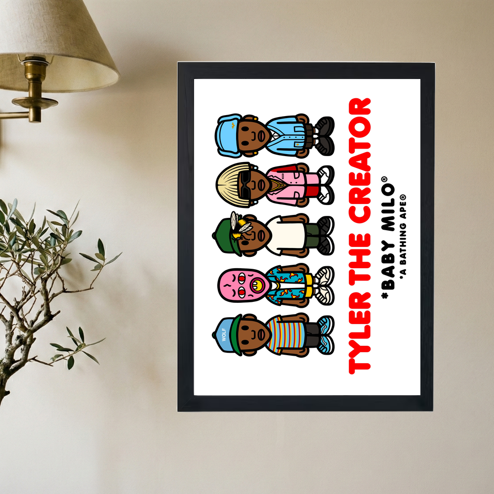 Tyler, The Creator x Bathing Ape 'Milo' Poster - Mockup 2