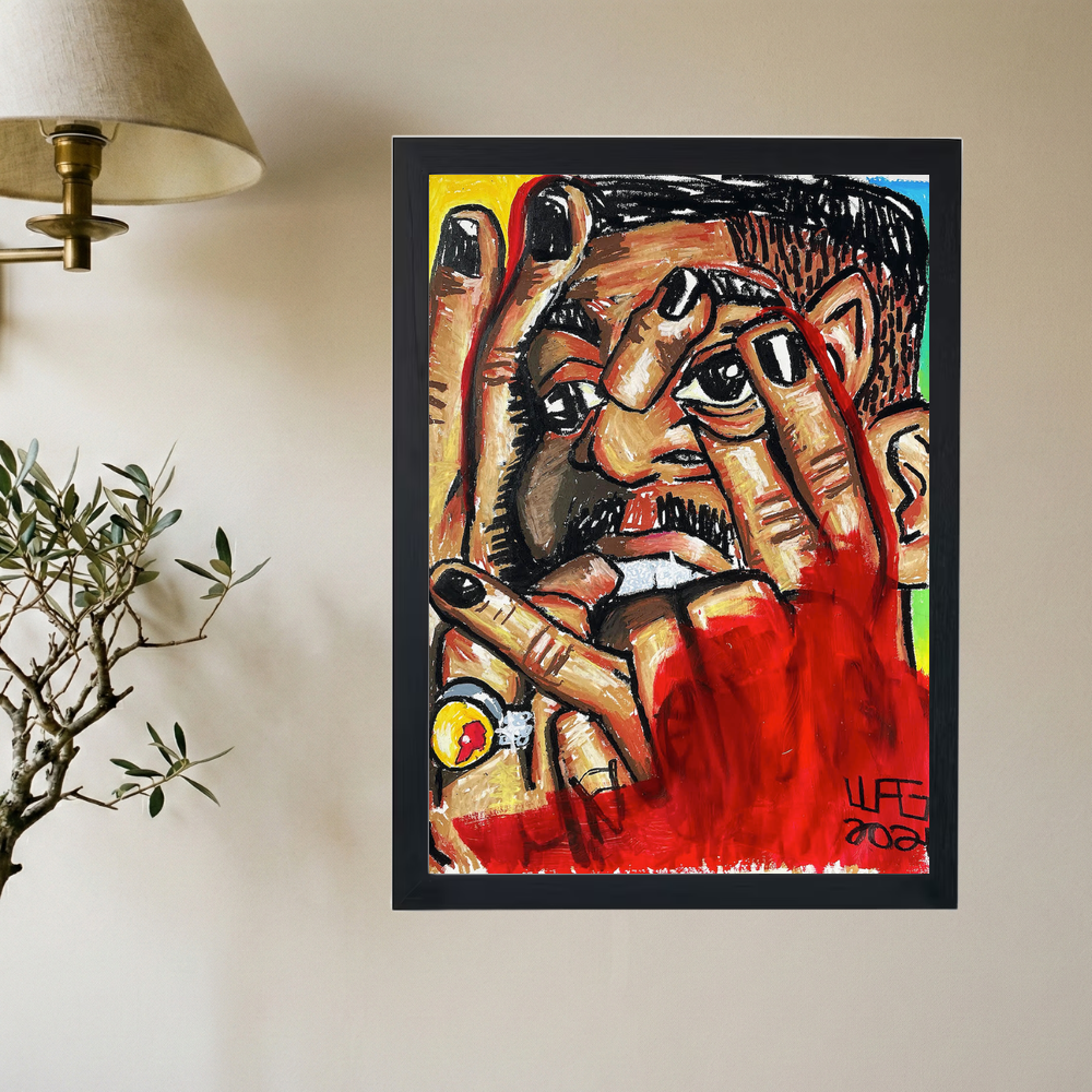 Kid Cudi 'Pastel' Poster - Mockup 2