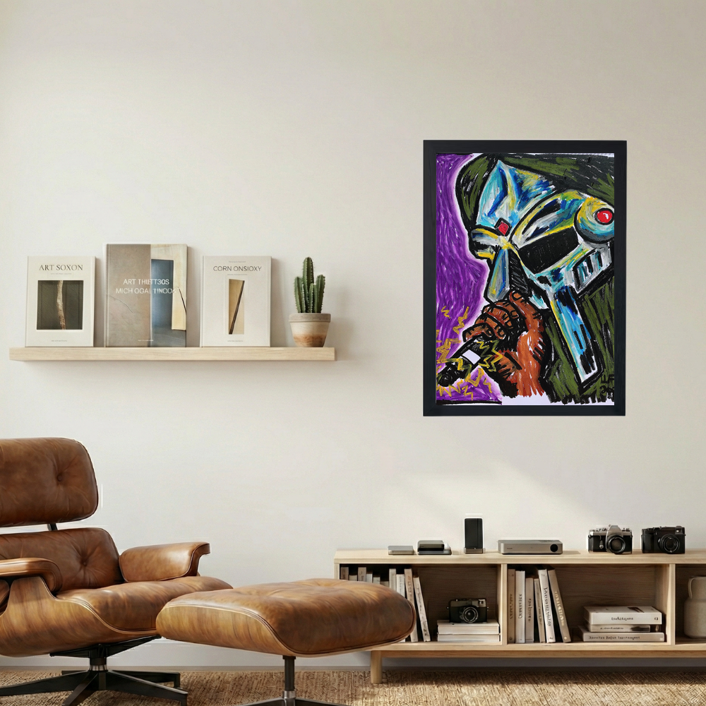 MF DOOM 'Pastel Concert' Poster - Mockup 1