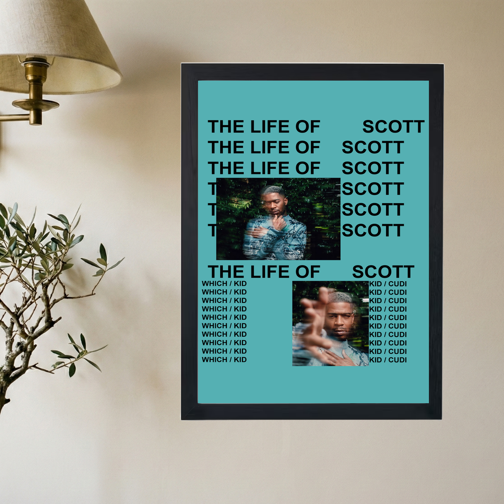 Kid Cudi 'Life of Scott' Poster - Mockup 2