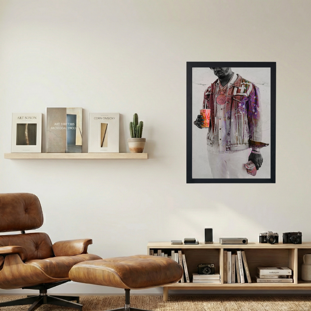 Benny the Butcher 'Burden of Proof' Poster - Mockup 1