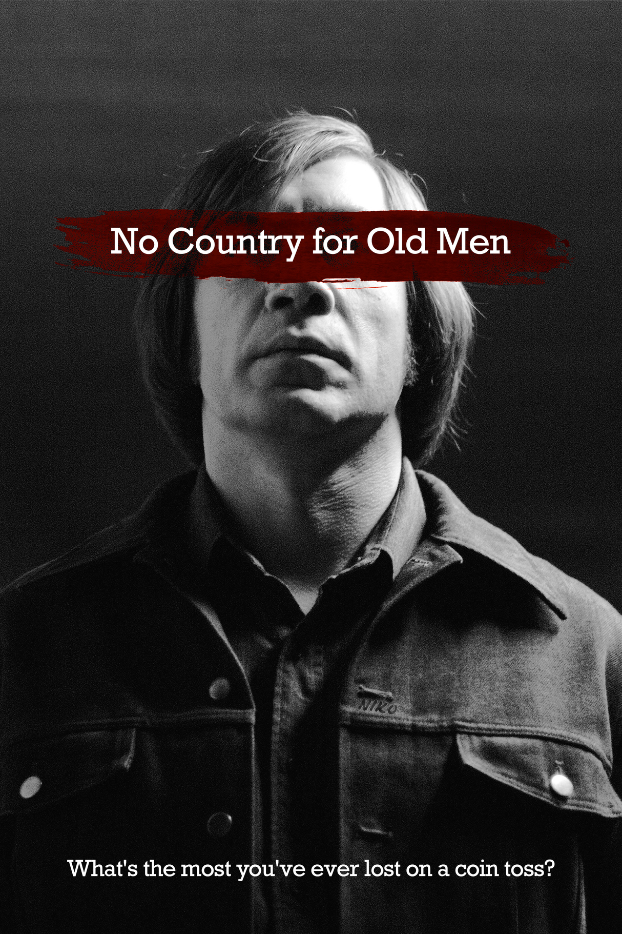 No Country For Old Men 'Flip a Coin' Poster