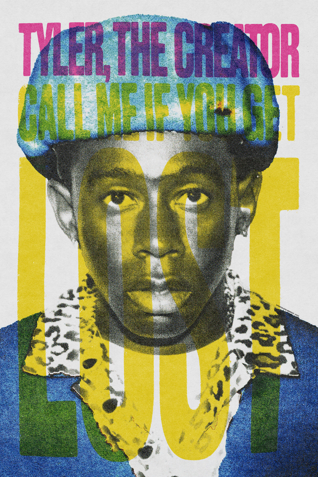 Tyler the Creator 'CMIYGL Pink+Yellow' Poster