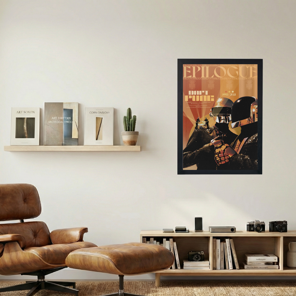 Daft Punk 'The Epilogue' Poster - Mockup 1