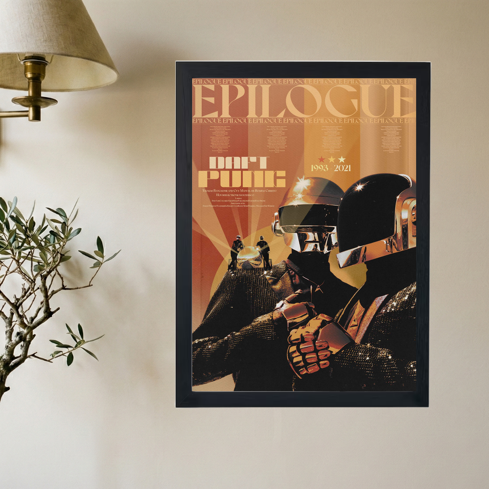 Daft Punk 'The Epilogue' Poster - Mockup 2