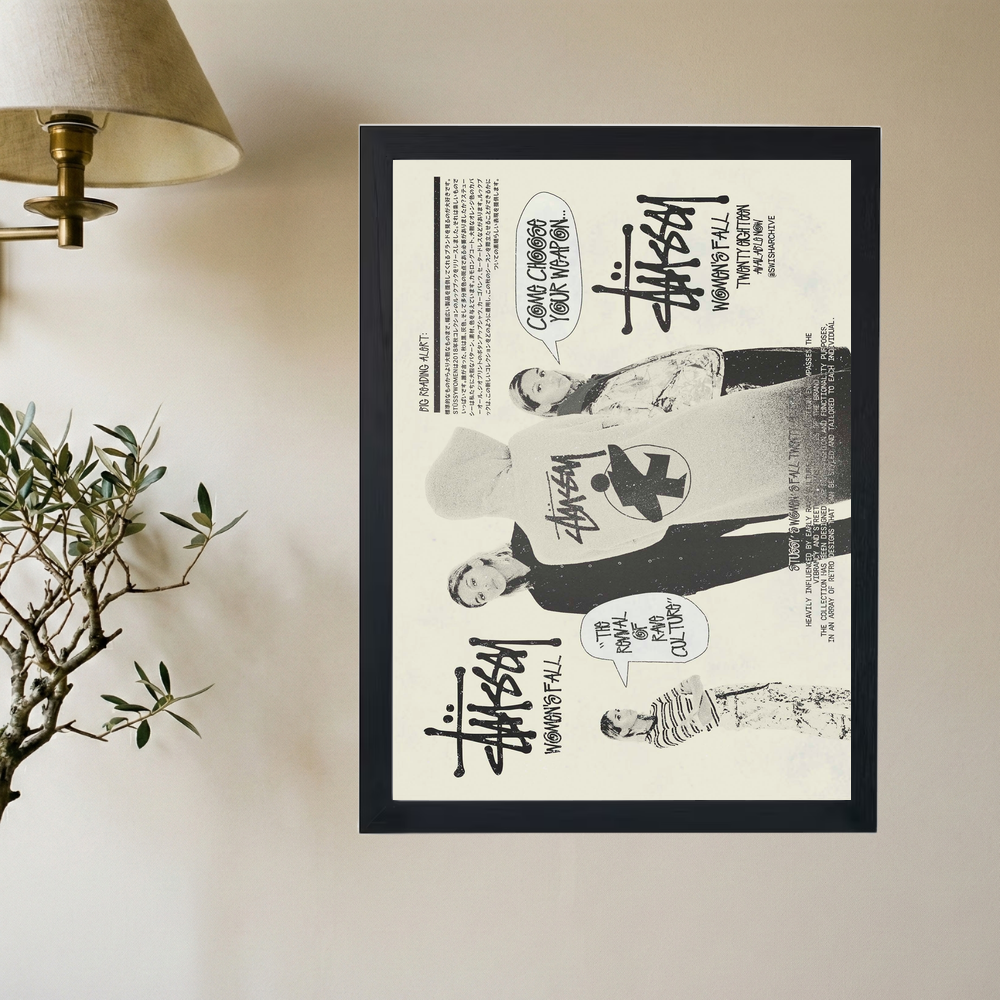 Stussy Concept 'Women's Fall Promo' Poster - Mockup 2