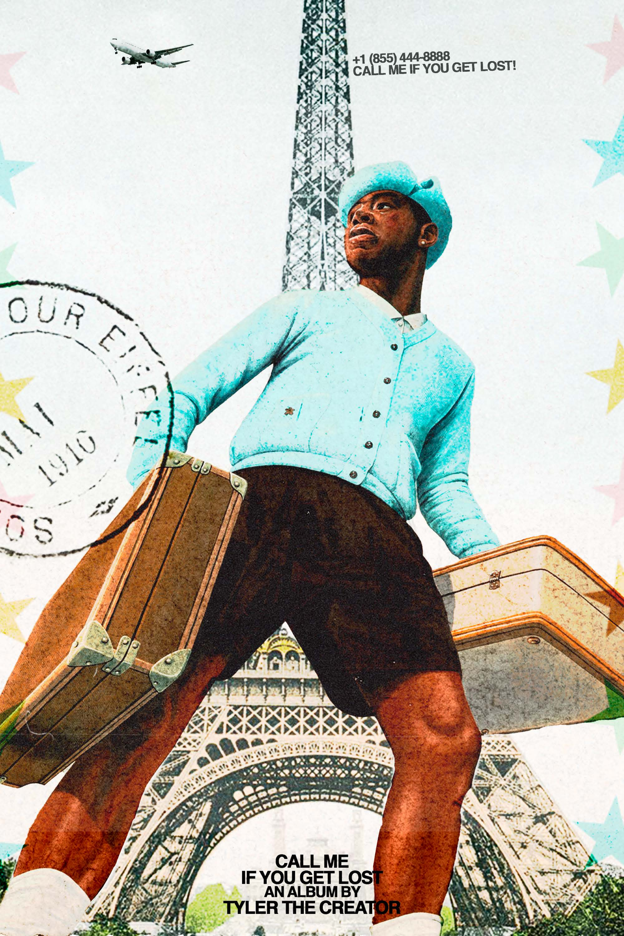 Tyler The Creator 'Call me in Paris!' Poster