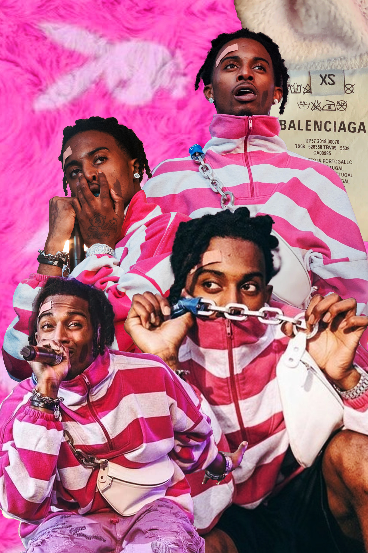 Playboi Carti 'Balenciaga Faced' Poster