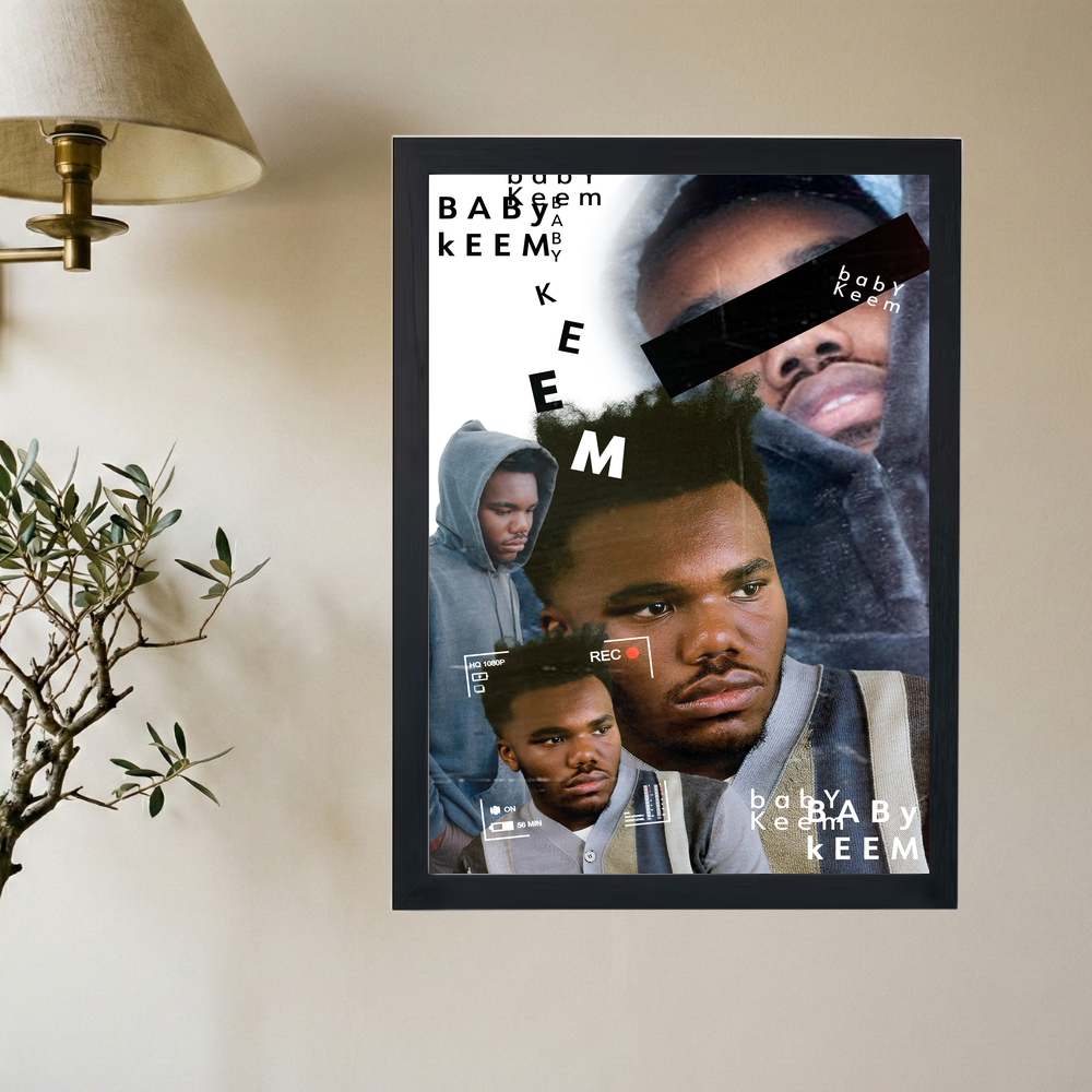 Baby Keem 'ON CAMERA' Poster - Mockup 2